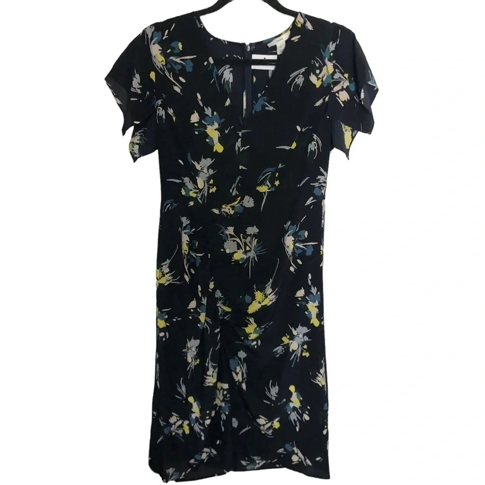 NWT Lewit Nordstrom Marlow Dress in Navy Night Floral